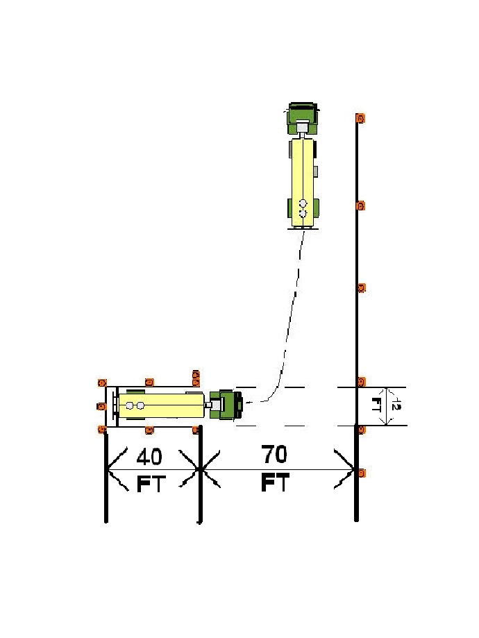 Cdl Skills Test Cone Layout