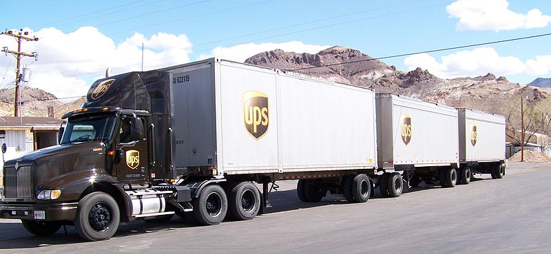 Ups Driver Truck